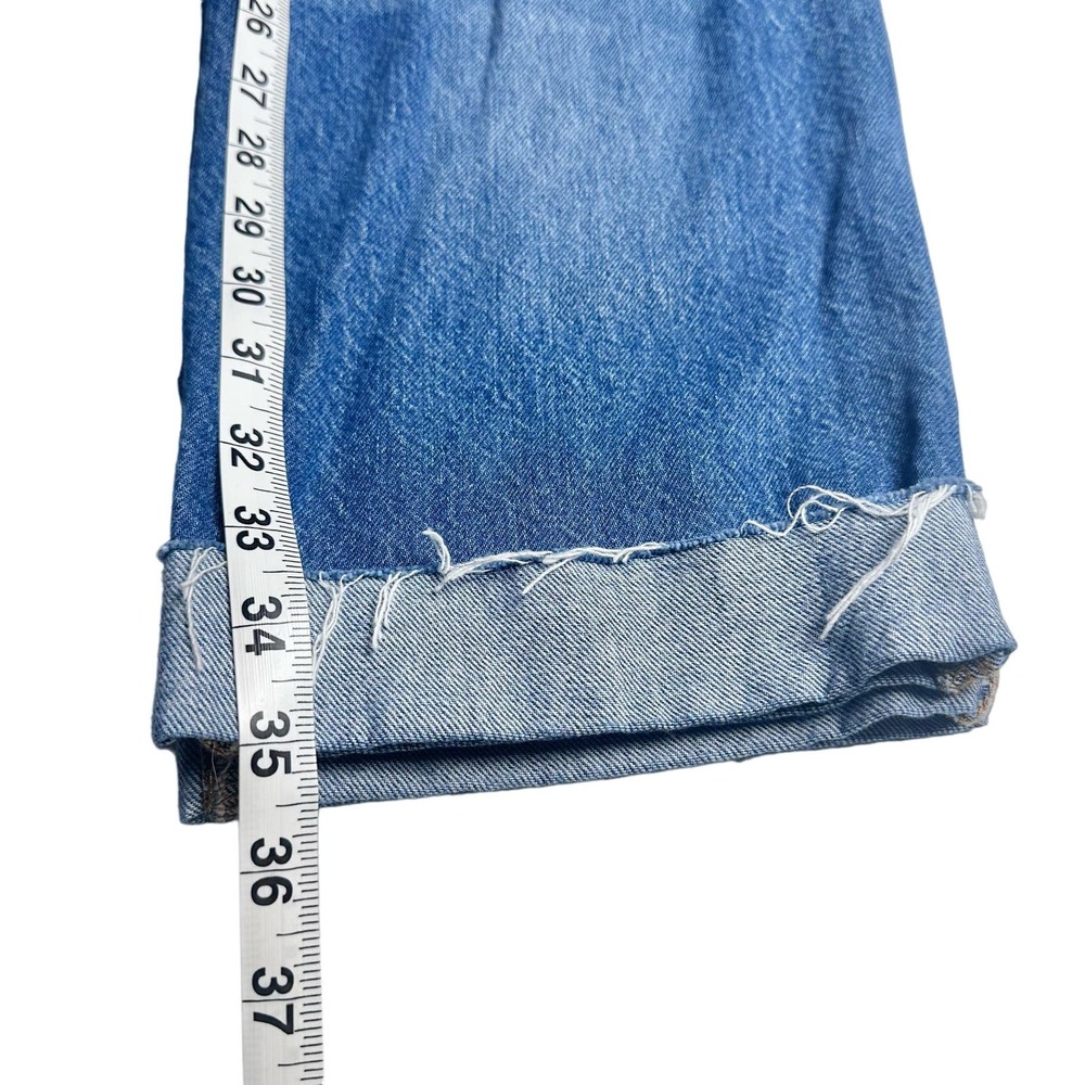 J. Crew | Women | Slouchy Raw Cuffed Hem Boyfriend Jeans | Size 28 - Picture 6 of 16